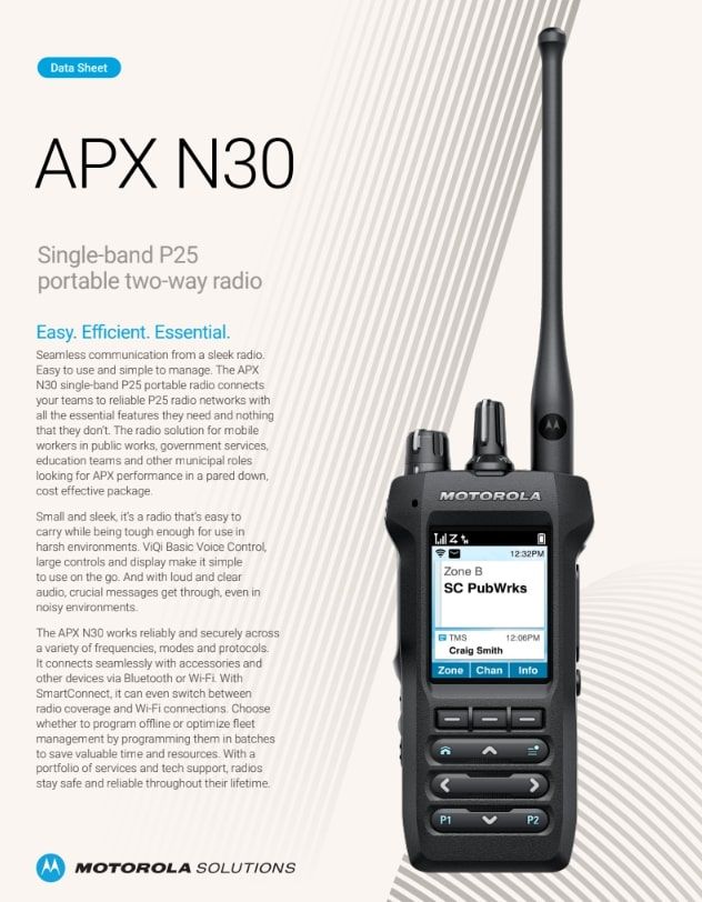 APX N30 datasheet
