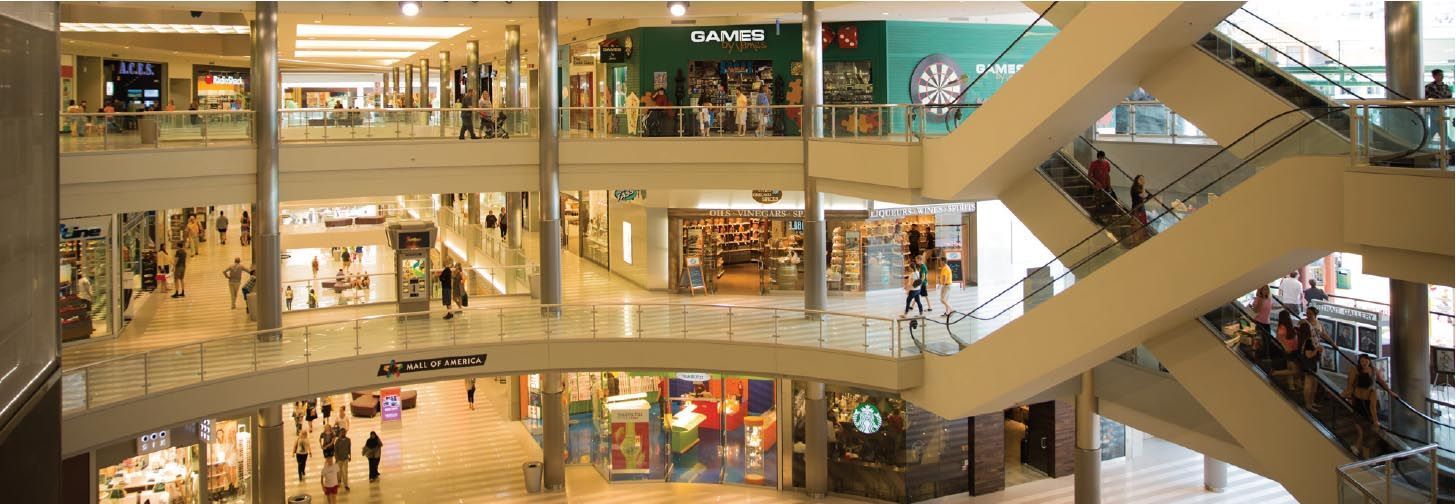 SHOPPING MALL ELIMINATES INTERFERENCE, STATIC AND DEAD ZONES