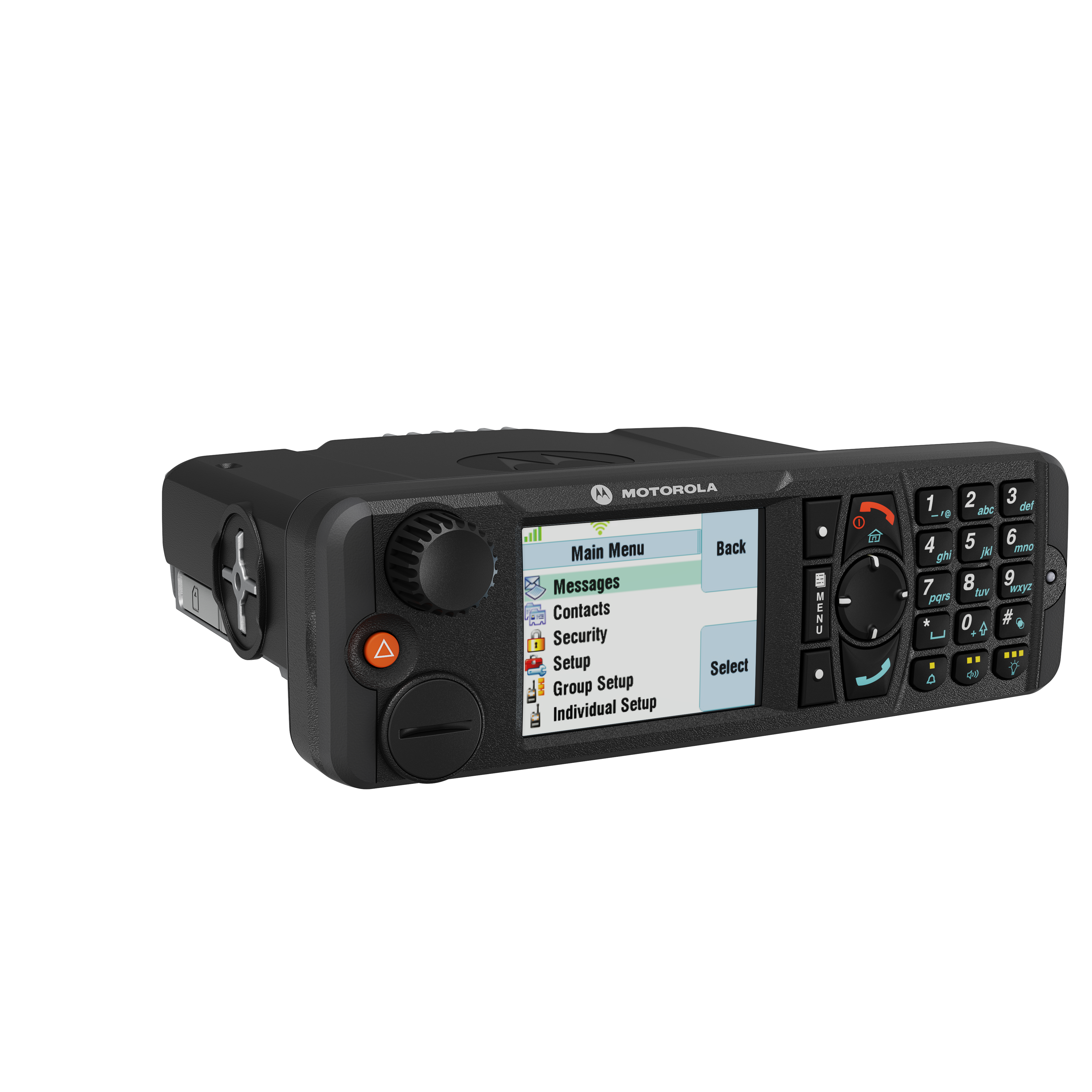 Dash desk mount transceiver